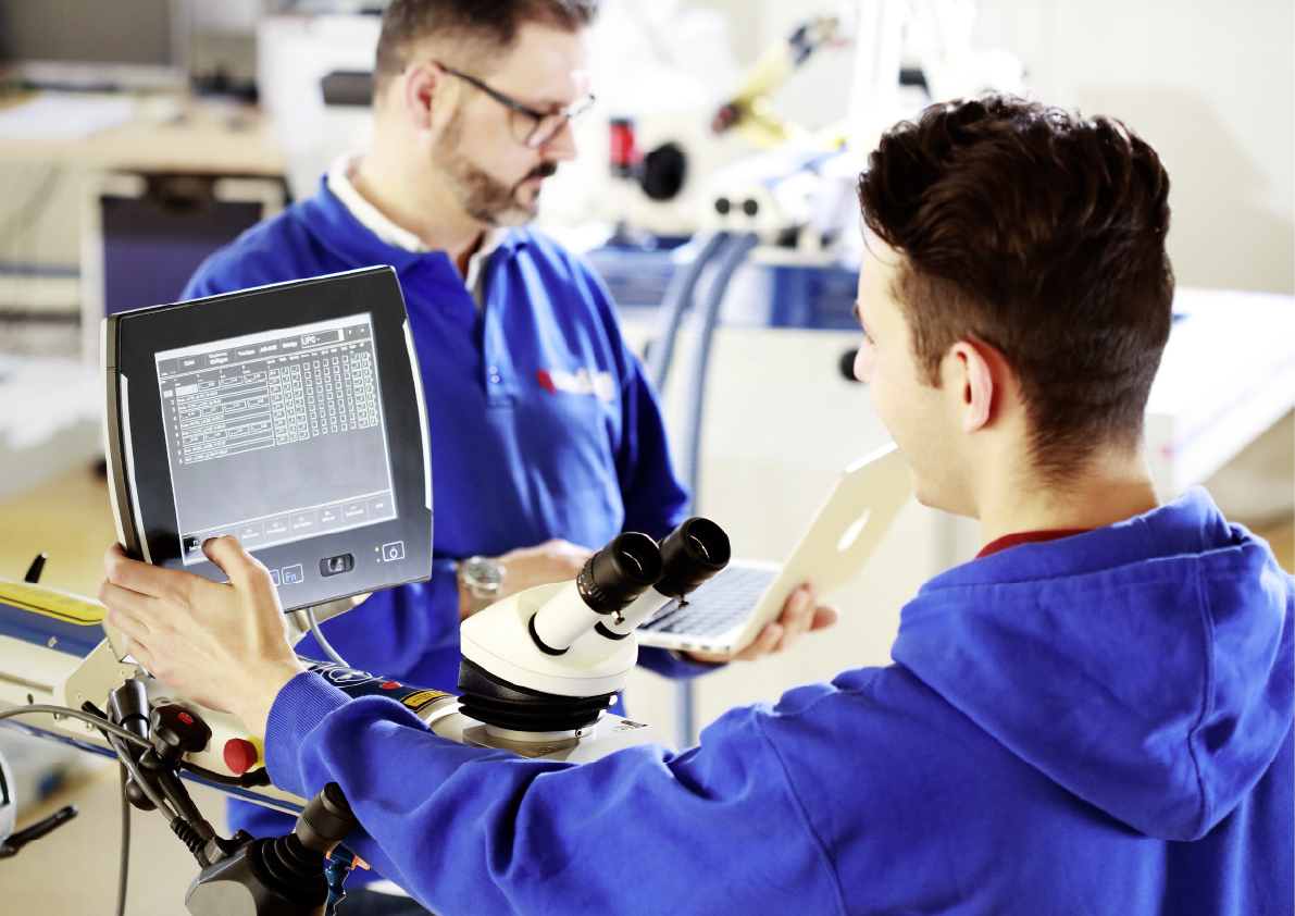 Laserschweißen mit Laserschweißdraht