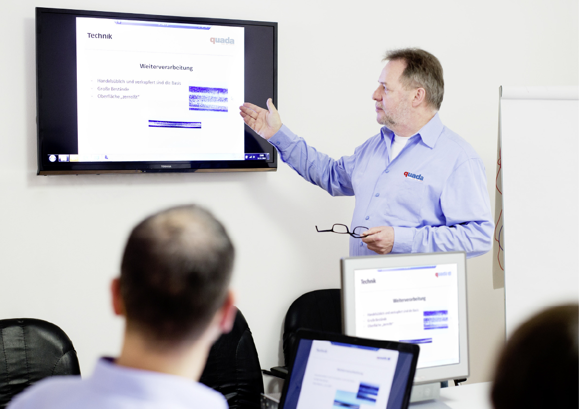 Schulung zum Thema Laserschweissen